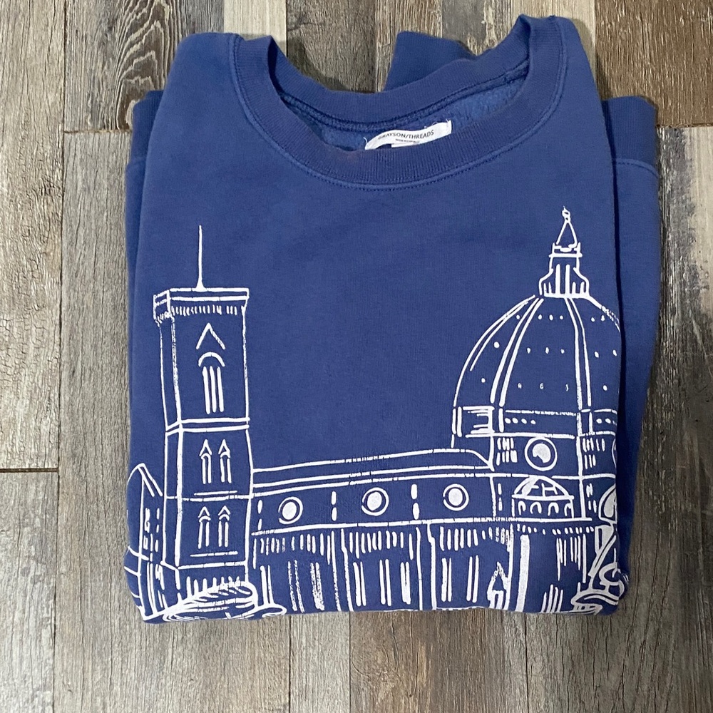 Grayson Threads light Blue Florence Crewneck Swea… - image 12